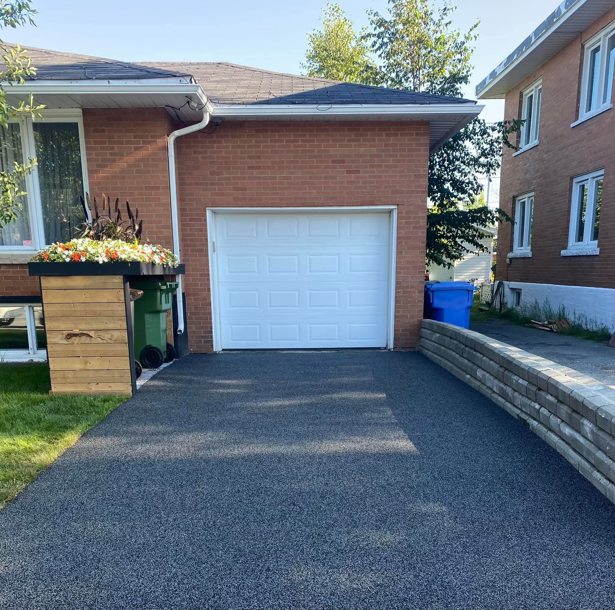 Entrée de garage Écopavage